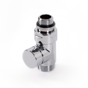 Вентиль Terma прямой запорный CYLINDER металл хром TGZOCR008