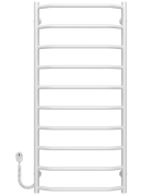 Електричний сушарка для рушників Deffi Трапеція П10 500х1100 ліве підключення білий C.TR.110.50.10.E.W.L.5