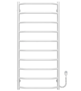 Електрична сушарка для рушників Deffi Трапеція П10 500х1100 правильне підключення білий C.TR.110.50.10.E.W.R.5