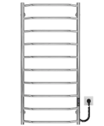 Електрична сушарка для рушників Deffi Трапеція П10 500х1100 праве підключення JD03 хром C.TR.110.50.10.E.C.R.1