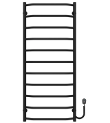 Електрична сушарка для рушників Deffi Трапеція П11 500х1200 праве підключення чорний C.TR.120.50.11.E.B.R.5