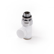 Вентиль Terma прямой запорный CYLINDER металл белый TGZOBI007