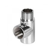 Тройник Terma металл хром WRT1C2CRO