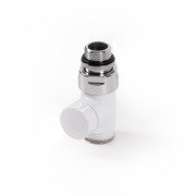 Вентиль Terma прямий запірний CYLINDER метал білий TGZOBI007