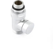 Вентиль Terma прямой запорный CYLINDER металл сатин TGZOST012