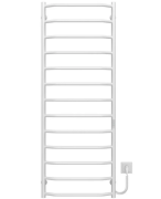 Електрична сушарка для рушників Deffi Трапеція П13 500х1400 праве підключення WD03 білий C.TR.140.50.13.E.W.R.3