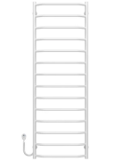 Електричний сушарка для рушників Deffi Трапеція П14 500х1500 ліве підключення білий C.TR.150.50.14.E.W.L.5