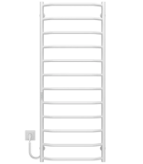 Електрична сушарка для рушників Deffi Трапеція П12 500х1300 ліве підключення WD03 білий C.TR.130.50.12.E.W.L.3