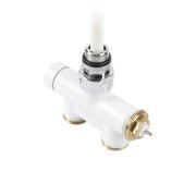 Вентиль Terma Cylinder интегрированный термостатический прямой с трубкой металл белый TGZTBI010