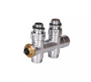 Вентиль Terma Cylinder інтегрований термостатичний прямий правий метал сатин TGZTST013