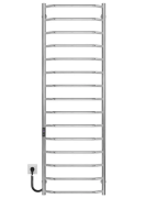 Електрична сушарка для рушників Deffi Трапеція П15 500х1600 ліве підключення JD03 хром C.TR.160.50.15.E.C.L.1