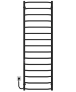 Електричний сушарка для рушників Deffi Трапеція П15 500х1600 ліве підключення JD03 чорний C.TR.160.50.15.E.B.L.1