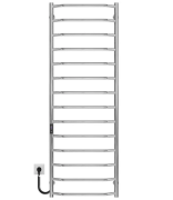 Електрична сушарка для рушників Deffi Трапеція П14 500х1500 ліве підключення JD03 хром C.TR.150.50.14.E.C.L.1