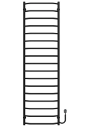 Електрична сушарка для рушників Deffi Трапеція П17 500х1800 праве підключення чорний C.TR.180.50.17.E.B.R.5