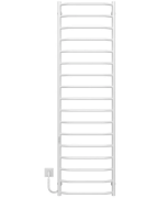 Електрична сушарка для рушників Deffi Трапеція П17 500х1800 ліве підключення WD03 білий C.TR.180.50.17.E.W.L.3