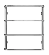 Сушка для рушників водяна Deffi Стандарт П4 500х600 бічне ліве підключення хром C.SS.60.50.4.C.B