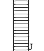 Електрична сушарка для рушників Deffi Трапеція П16 500х1700 праве підключення JD03 чорний C.TR.170.50.16.E.B.R.1