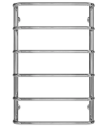 Сушка для рушників водяна Deffi Стандарт П6 400х800 бічне праве підключення хром C.SS.80.40.6.C.C