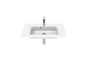 Раковина для ванной Roca Gap Pro Slim Compacto 70х38 см сантехническая керамика белый A3279AB000