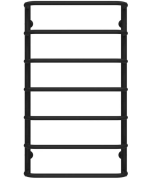 Сушка для рушників водяна Deffi Стандарт П7 500х900 нижнє підключення чорний C.SS.90.50.7.B.A
