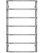 Сушка для рушників водяна Deffi Стандарт П7 500х900 бічне ліве підключення хром C.SS.90.50.7.C.B