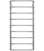 Сушка для рушників водяна Deffi Стандарт П9 500х1100 бічне ліве підключення хром C.SS.110.50.9.C.B