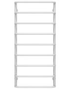 Сушка для рушників водяна Deffi Стандарт П9 500х1100 бічне ліве підключення білий C.SS.110.50.9.W.B