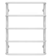 Сушка для рушників водяна Deffi Стандарт П5 500х700 нижнє підключення білий C.SS.70.50.5.W.A