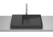 Раковина для ванної Roca Horizon Dash 60х38 см сантехнічна кераміка чорний матовий A32727908B