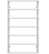 Полотенцесушитель водяной Deffi Стандарт П7 500х900 нижнее подключение белый C.SS.90.50.7.W.A