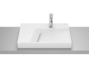 Раковина для ванной Roca Geometric View 60х42 см сантехническая керамика белый матовый A32727662B