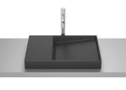 Раковина для ванной Roca Horizon Dash 60х38 см сантехническая керамика черный матовый A32727908B