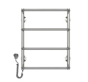 Электрический полотенцесушитель Deffi Стандарт П4 400х600 левое подключение хром C.SS.60.40.4.E.C.L.5