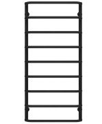 Сушка для рушників водяна Deffi Стандарт П9 500х1100 бічне ліве підключення чорний C.SS.110.50.9.B.B