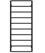 Сушка для рушників водяна Deffi Стандарт П10 500х1200 бічне ліве підключення чорний C.SS.120.50.10.B.B