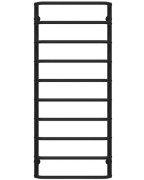 Сушка для рушників водяна Deffi Стандарт П10 500х1200 бічне праве підключення чорний C.SS.120.50.10.B.C