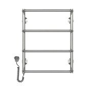 Електрична сушарка для рушників Deffi Стандарт П4 400х600 ліве підключення хром C.SS.60.40.4.E.C.L.5