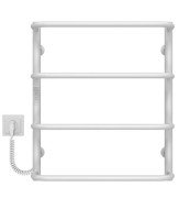 Електрична сушарка для рушників Deffi Стандарт П4 400х600 ліве підключення WD03 білий C.SS.60.40.4.E.W.L.3