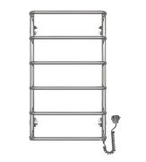 Электрический полотенцесушитель Deffi Стандарт П6 400х800 правое подключение хром C.SS.80.40.6.E.C.R.5