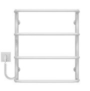 Електрична сушарка для рушників Deffi Стандарт П4 500х600 ліве підключення WD03 білий C.SS.60.50.4.E.W.L.3