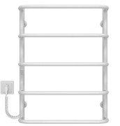 Електрична сушарка для рушників Deffi Стандарт П5 500х700 ліве підключення WD03 білий C.SS.70.50.5.E.W.L.3