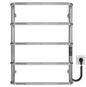 Електрична сушарка для рушників Deffi Стандарт П5 500х700 праве підключення JD03 хром C.SS.70.50.5.E.C.R.1