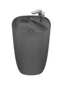 Раковина для ванной Roca Beyond 50х45 см Fineceramic® оникс A3270B0640