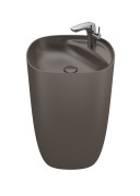 Раковина для ванной Roca Beyond 50х45 см Fineceramic® кофейный A3270B0660