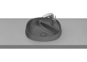 Раковина для ванной Roca Beyond 45х45 см Fineceramic® оникс A3270B7640