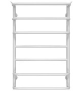 Сушка для рушників водяна Deffi Юність П7 400х800 бічне ліве підключення білий C.YU.80.40.7.W.B