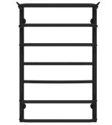 Сушка для рушників водяна Deffi Юність П7 400х800 бічне праве підключення чорний C.YU.80.40.7.B.C