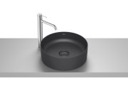Раковина для ванної Roca Terra ⌀39 см Fineceramic® чорний матовий A32787N080