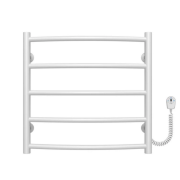 Електрична сушарка для рушників Deffi Класик П5 500х500 правильне підключення білий C.DK.50.50.5.E.W.R.5