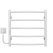 Електрична сушарка для рушників Deffi Класик П5 500х500 ліве підключення WD03 білий C.DK.50.50.5.E.W.L.3